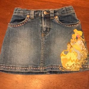 Disney denim skirt